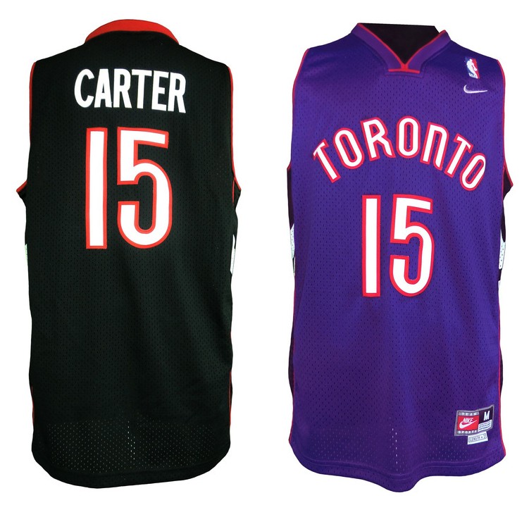 Men's  Toronto Raptors #15 Vince Carter Soul Purple Jersey